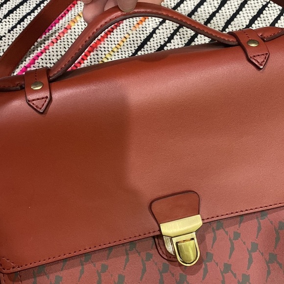 IIIBECA BY JOY GRYSON Murray St. Bag Red/Orange cross Body Bag purse - Picture 7 of 16